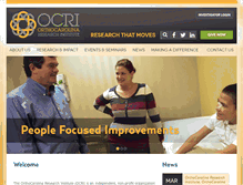 Tablet Screenshot of orthocarolinaresearch.org